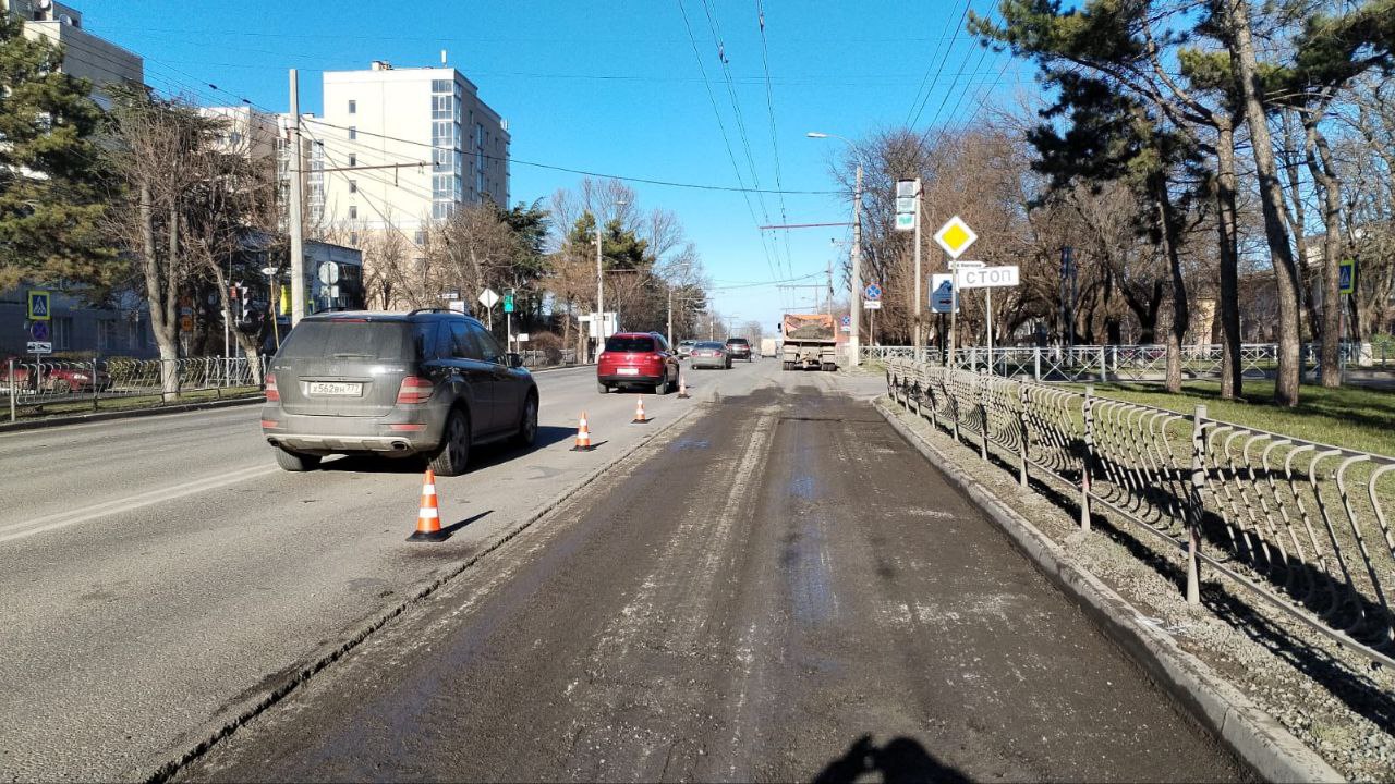 В Симферополе начали ремонтировать улицу Севастопольскую