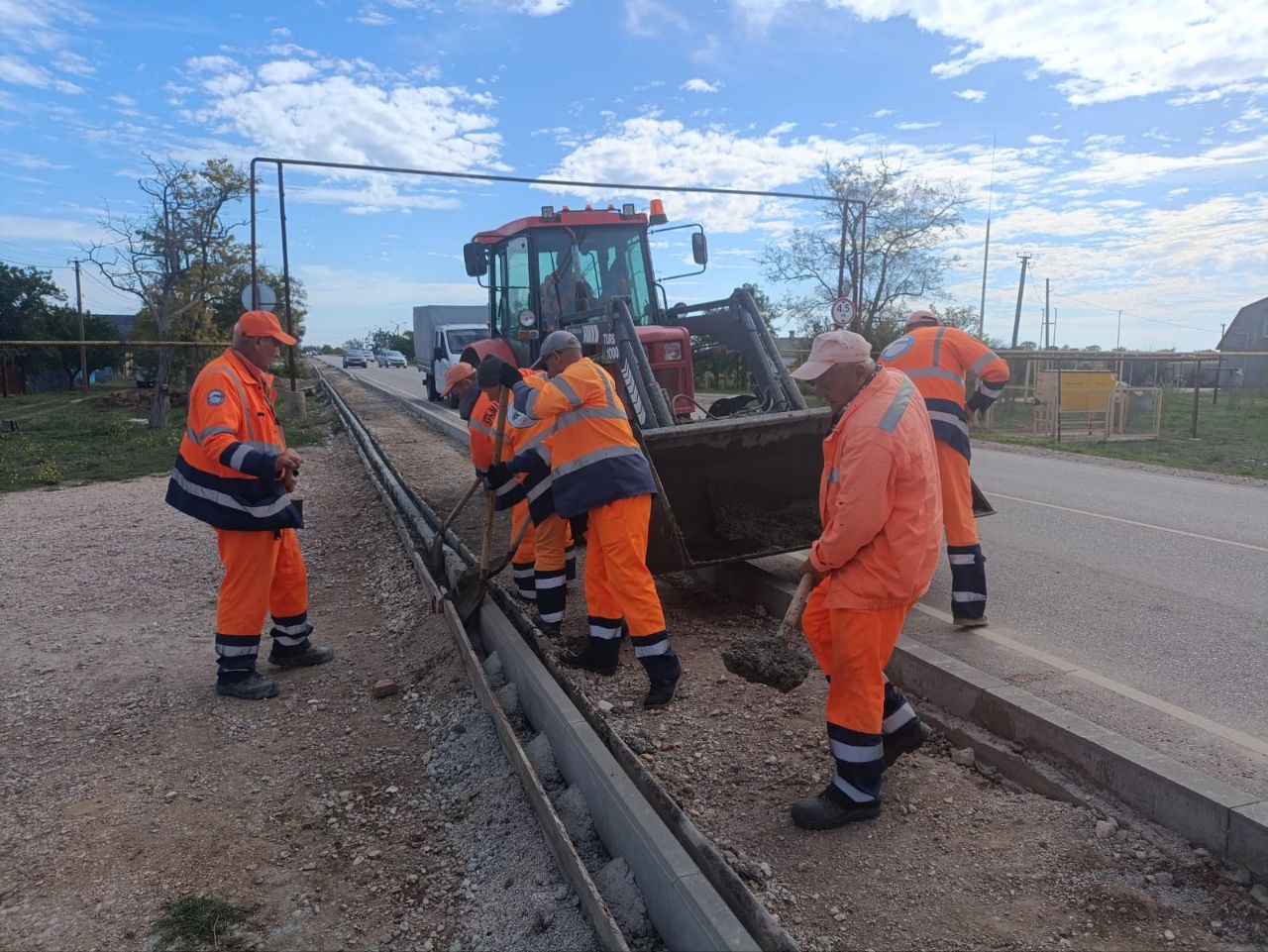 В Крыму продолжают обустраивать пешеходные зоны